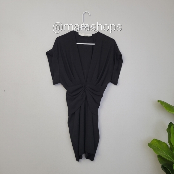 IRO Gastona ruched crepe mini dress - Picture 4 of 9